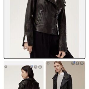 Women's Black Leather Jacket